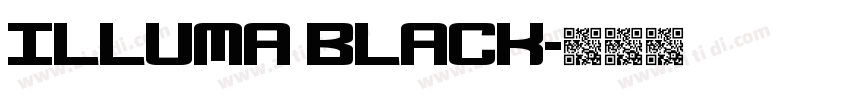 Illuma Black字体转换 Illuma Black字体转换